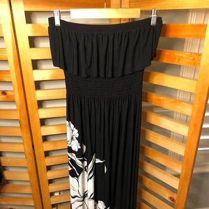 White House Black Market Strapless Maxi Dress